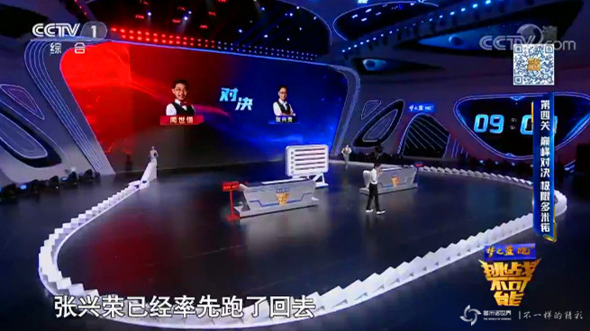 多米諾世界團隊參加《挑戰不可能》欄目錄制