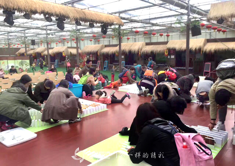 山間田園，有水果有蔬菜還有多米諾